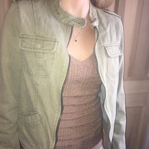 Vintage Army Green Jacket